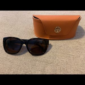 Tory Burch oversized sunglasses w/ hard case